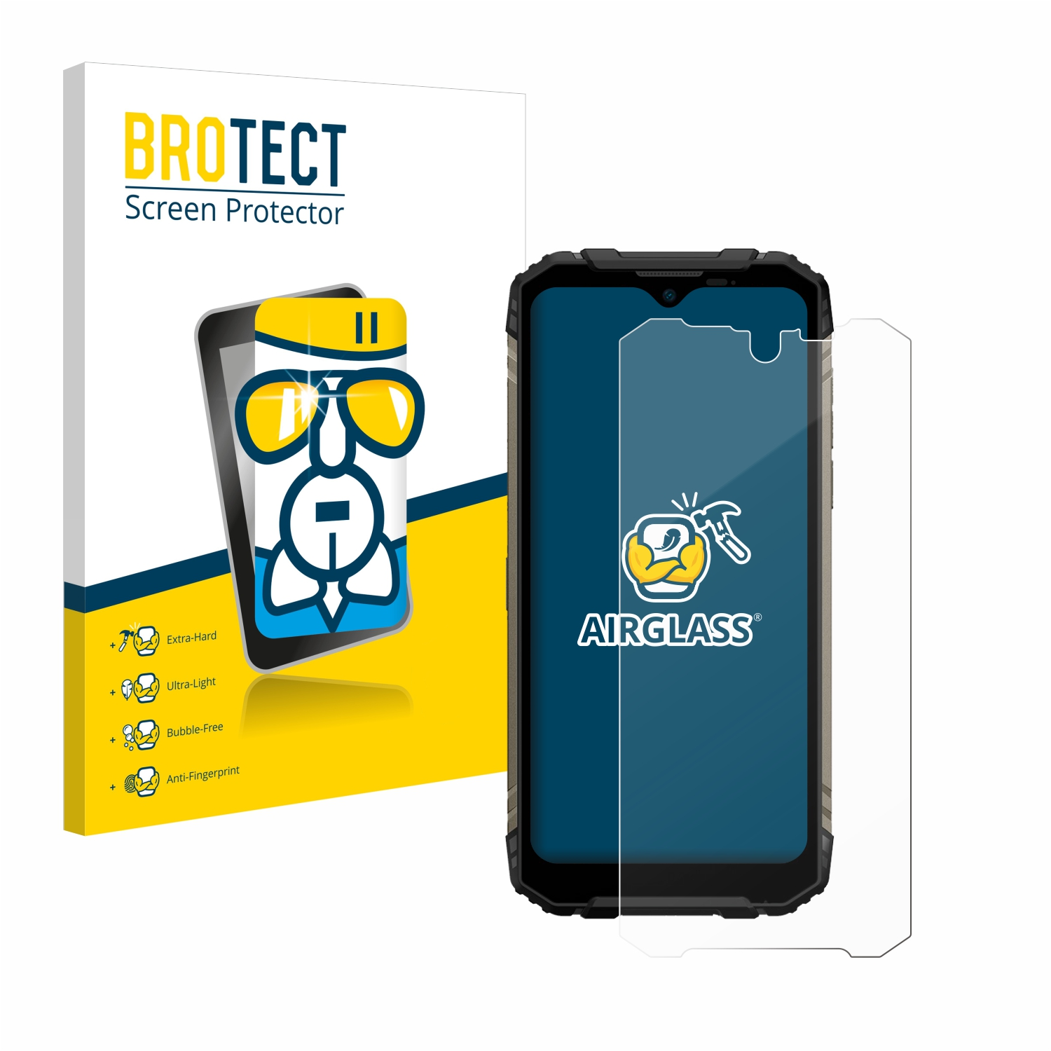 BROTECT Pro) S96 klare Schutzfolie(für Airglass Doogee