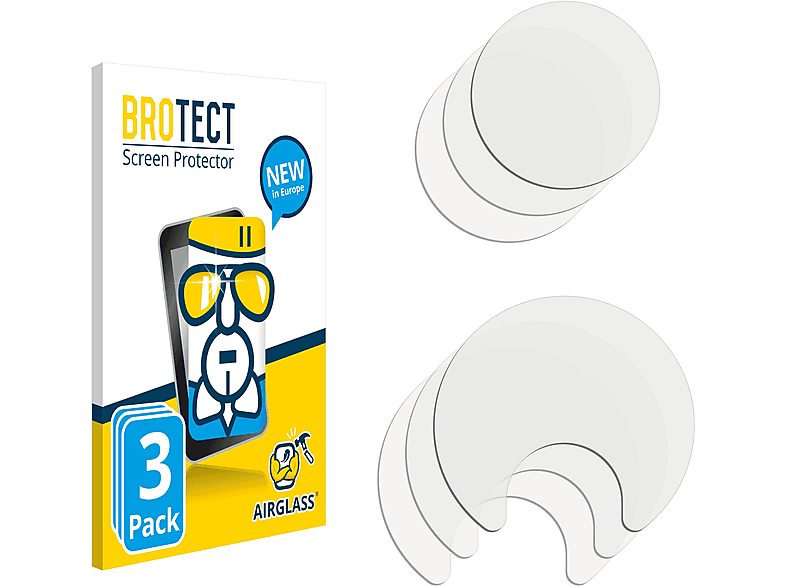 BROTECT 3x Airglass klare Pro) 50 Schutzfolie(für Honor