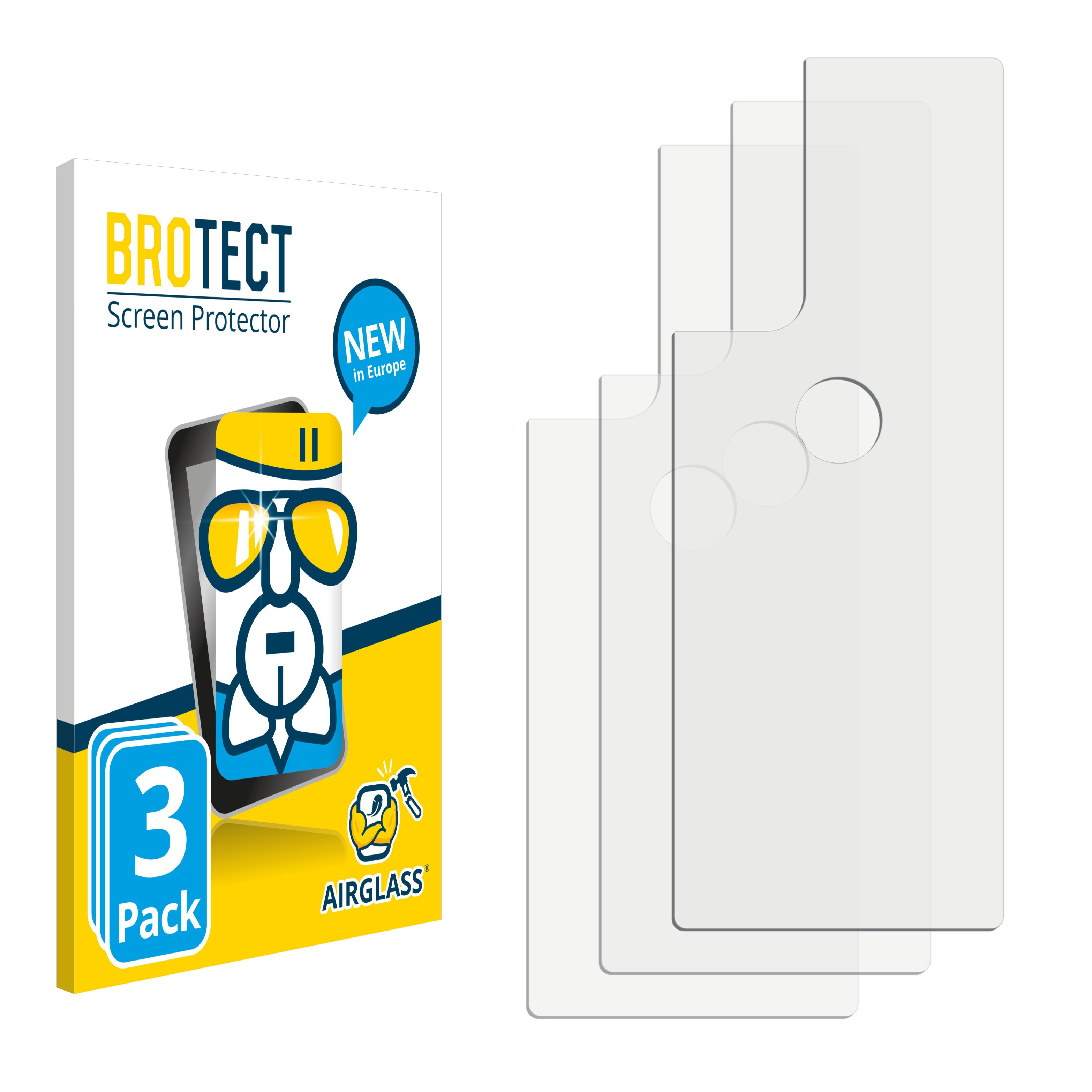 Motorola klare 3x Pro) 20 Airglass BROTECT Edge Schutzfolie(für