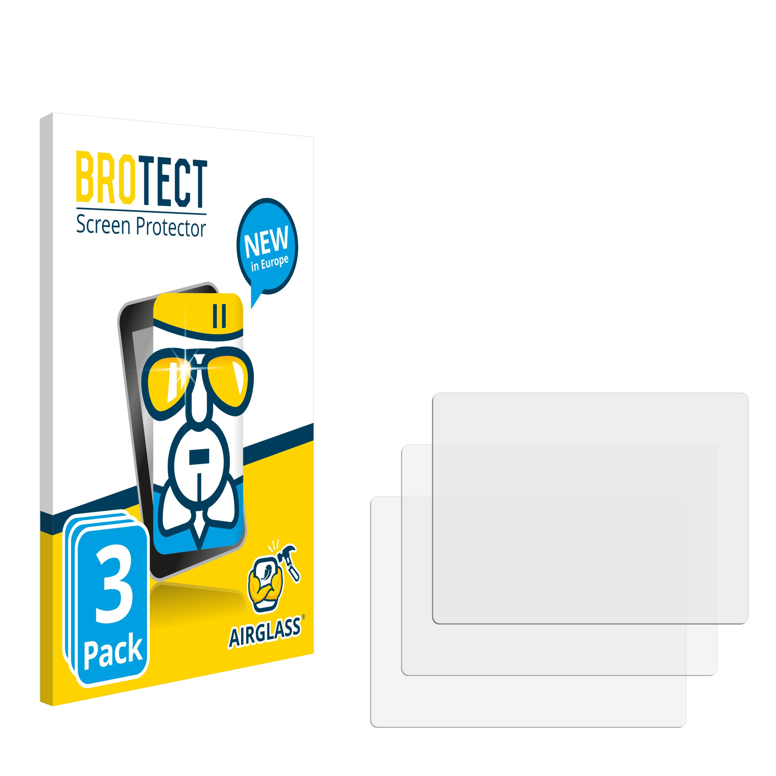 BROTECT 3x Airglass Retroid Pocket klare 2) Schutzfolie(für