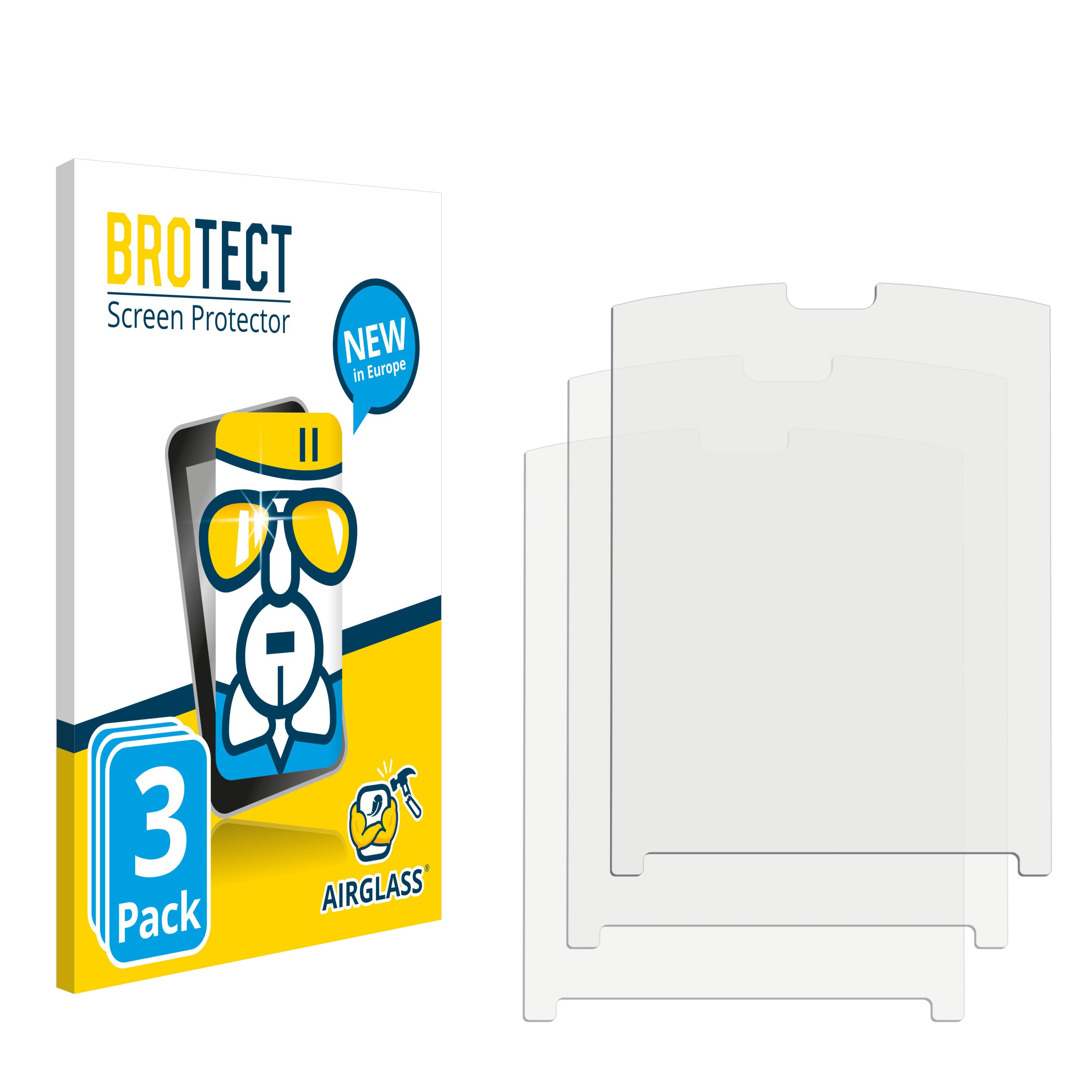 BROTECT 3x Airglass klare Schutzfolie(für Vario) P1 Smart Volirium