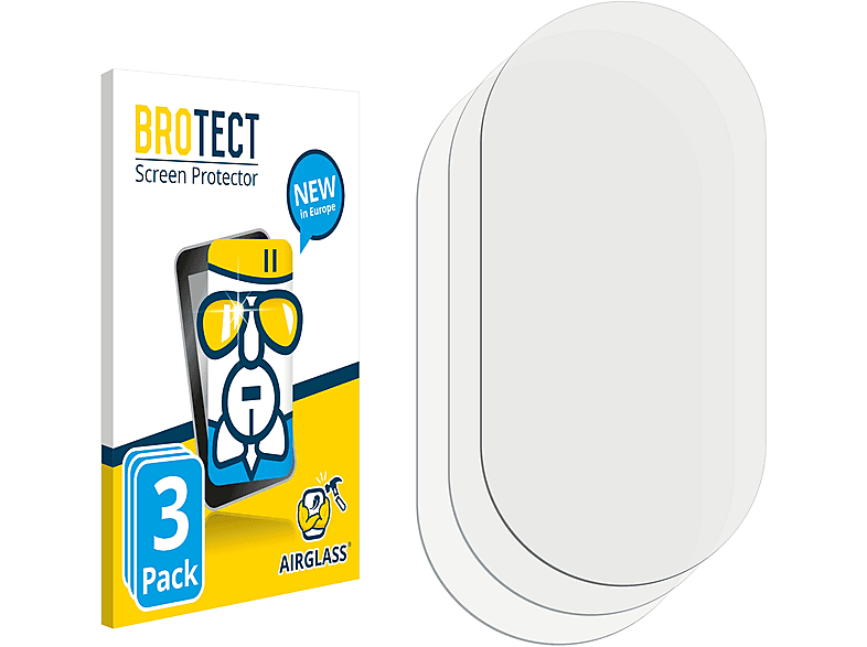 Blackview Pro) 3x A60 klare Schutzfolie(für BROTECT Airglass