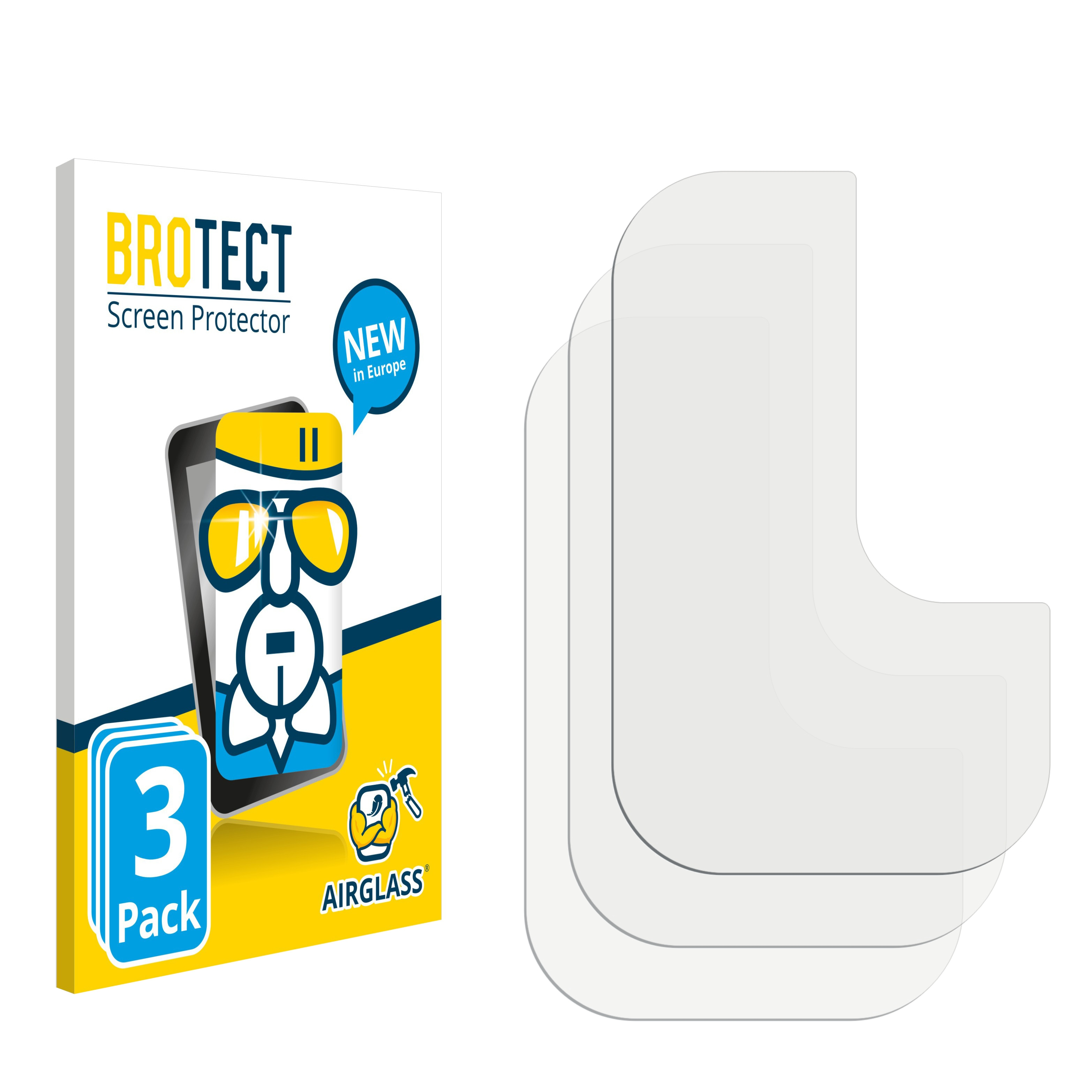 Plus) BROTECT OnePlus Schutzfolie(für klare Airglass 8T 3x