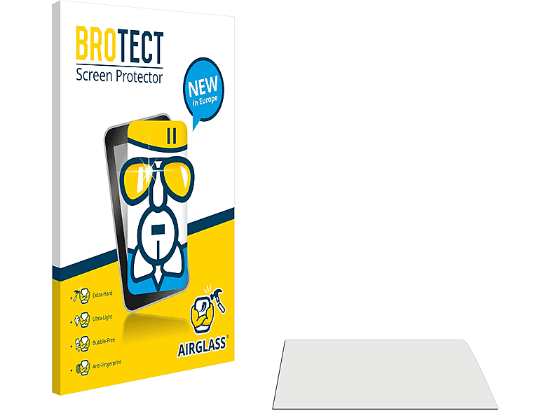 BROTECT Airglass 3 System klare 2020 BMW Infotainment Schutzfolie(für G21 (Trapez))