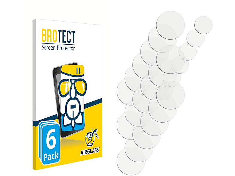 BROTECT 6x Airglass klare Schutzfolie(für Oppo Find X3 Lite)
