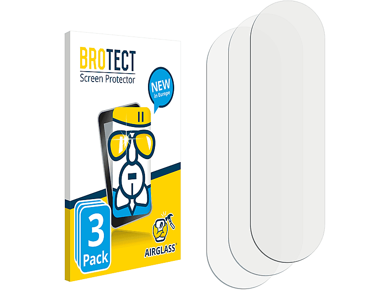 BROTECT 3x Airglass klare Schutzfolie(für OnePlus 8)