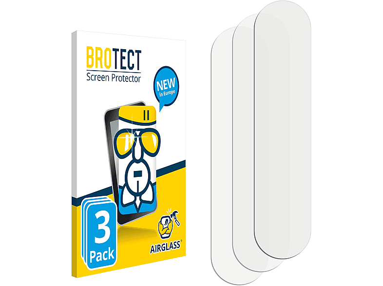 BROTECT Reno Airglass klare Oppo 3x 2) Schutzfolie(für