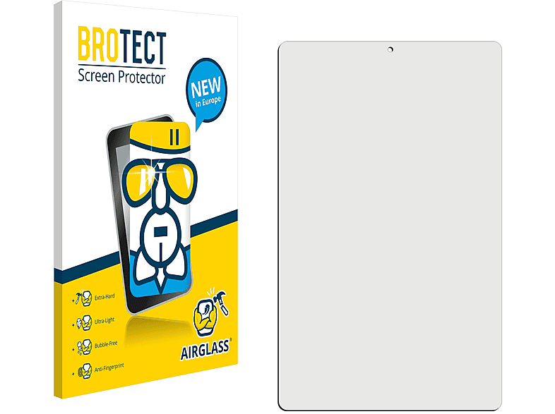 Samsung Galaxy A WiFi klare Airglass Schutzfolie(für 10.1 Tab BROTECT 2019)