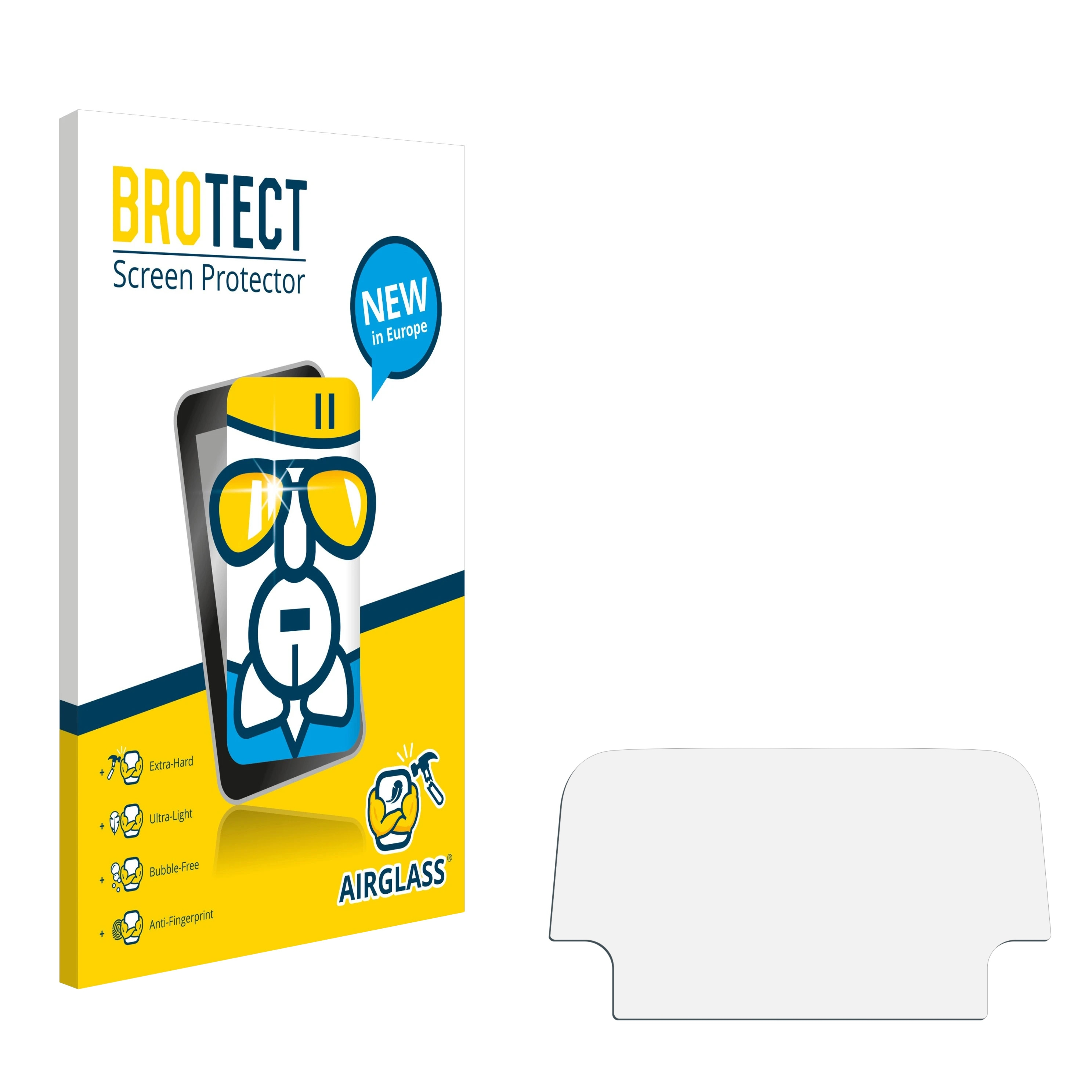 BROTECT Airglass klare Schutzfolie(für Fiat Uconnet 500S 7\