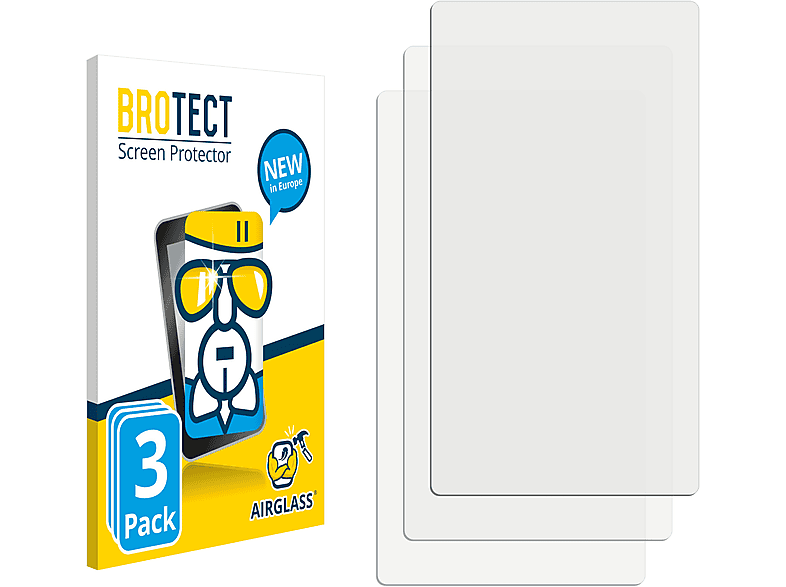 BROTECT 3x Airglass klare Schutzfolie(für Sony Walkman A50)