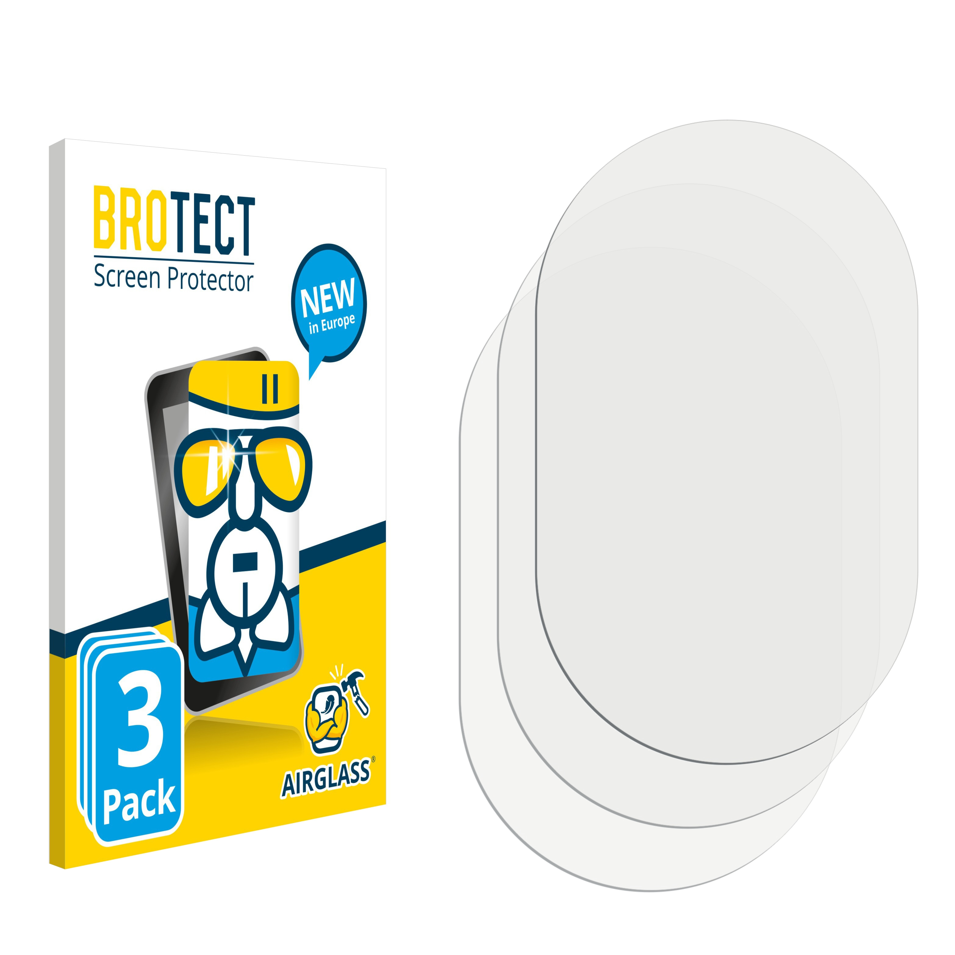 BROTECT 3x Airglass klare Schutzfolie(für Temial) Vorwerk