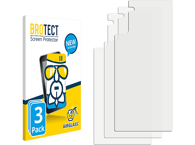 BROTECT 3x Airglass klare Note Samsung 10) Schutzfolie(für Galaxy