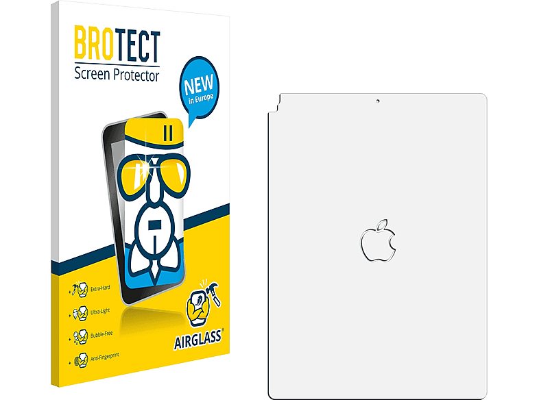 BROTECT Airglass Gen.)) Schutzfolie(für iPad Pro (2. 12.9\