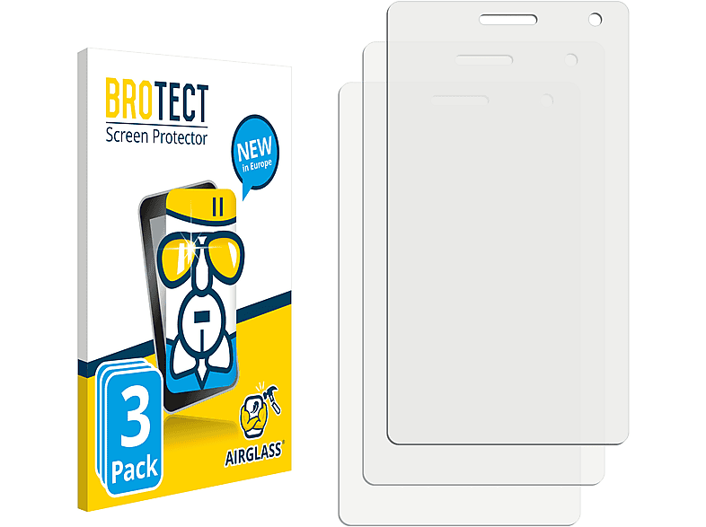 BROTECT 3x Airglass klare Schutzfolie(für Huawei MediaPad T3 7.0 3G)
