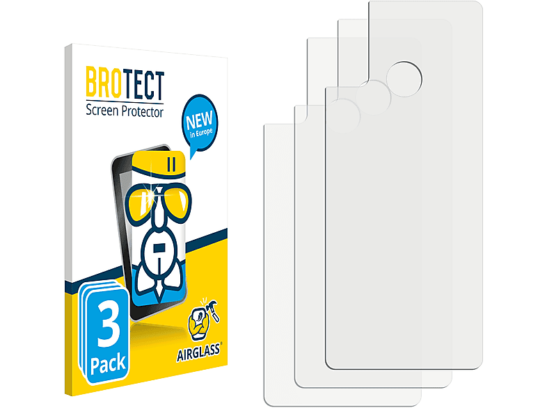 BROTECT 3x Airglass klare Schutzfolie(für Huawei P smart 2020) | Displayschutzfolien & Gläser