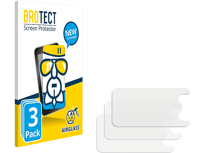BROTECT 3x Airglass klare Schutzfolie(für Alpen E17) FiiO