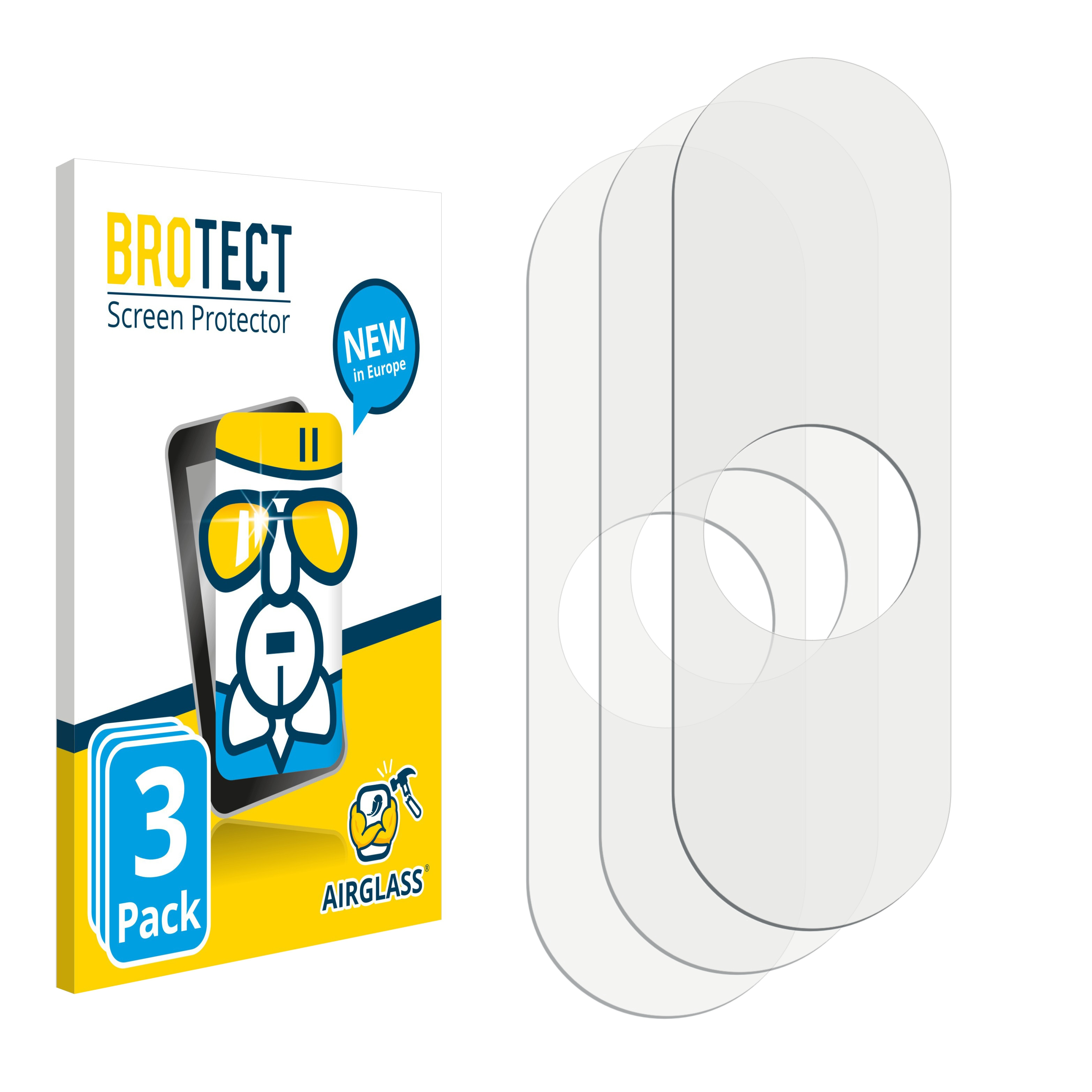 BROTECT 3x Airglass C9 TP-Link Neffos klare Schutzfolie(für Max)
