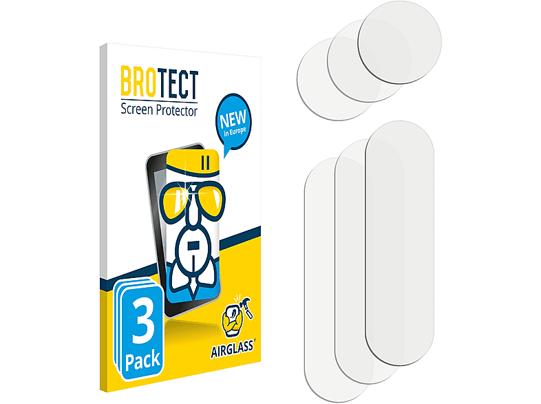 Motorola 2020) BROTECT Power klare Moto Airglass 3x Schutzfolie(für G