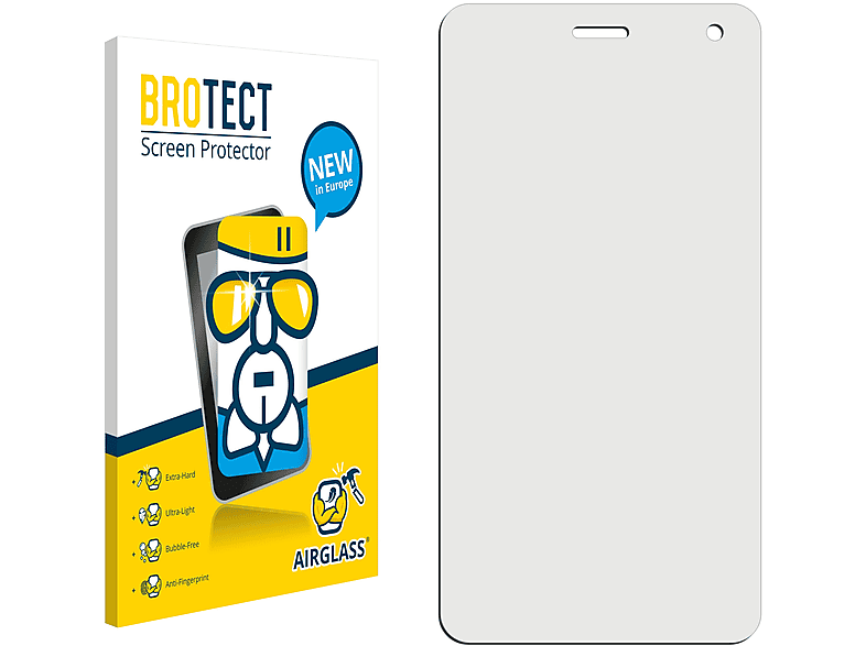 Airglass G31S) Schutzfolie(für klare BROTECT HaierPhone Haier