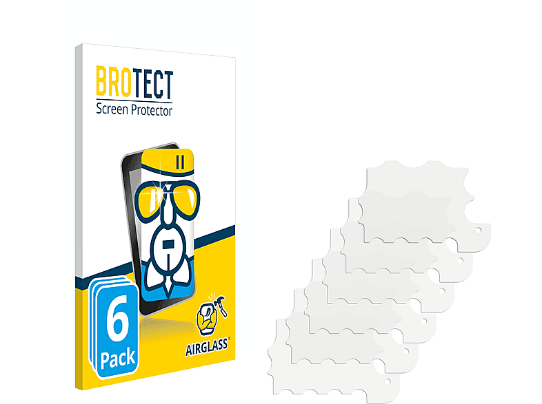 BROTECT 6x Airglass klare Schutzfolie(für Kidizoom Vtech Pro) Duo