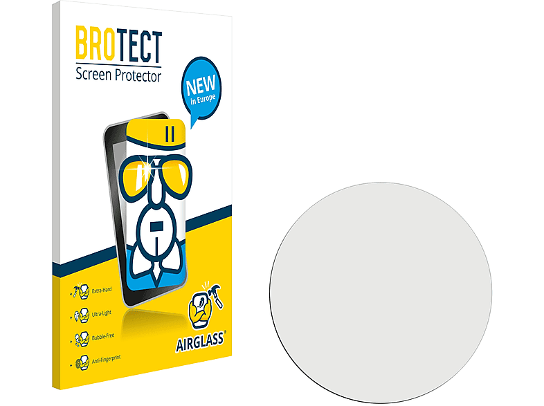 BROTECT Airglass klare Schutzfolie(für Fossil Q Venture HR (4.Gen))
