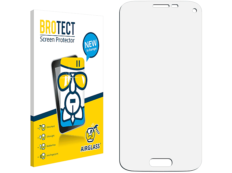 BROTECT Airglass klare Schutzfolie(für Samsung Galaxy S5 Mini SM-G800)