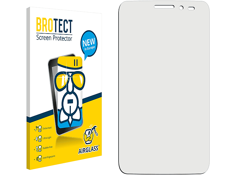 BROTECT Airglass klare MultiPhone Prestigio 4300 PAP4300DUO) DUO Schutzfolie(für