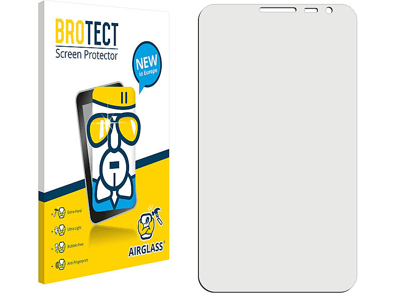 Galaxy klare Note Samsung Airglass LTE BROTECT Schutzfolie(für I717)