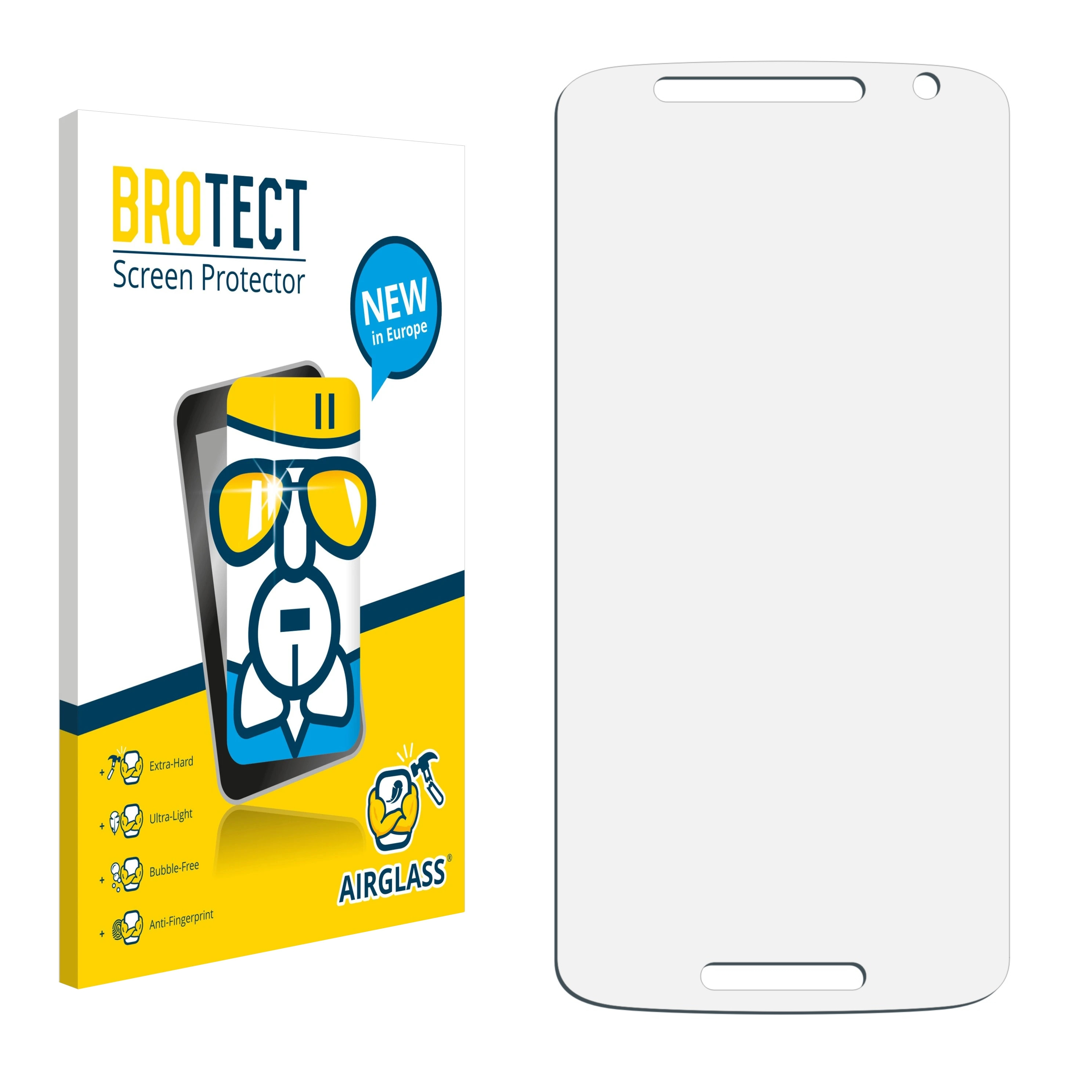 BROTECT Airglass klare Schutzfolie(für Motorola Play) X Moto