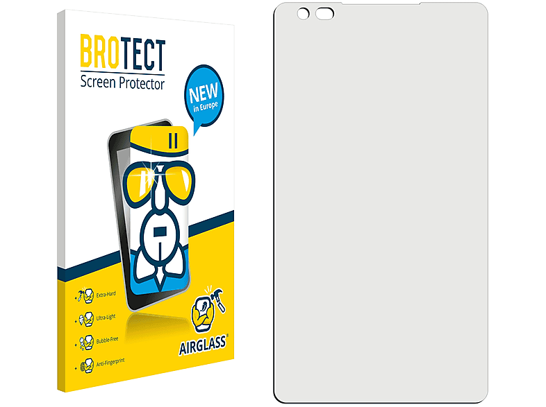 BROTECT Airglass 910) Schutzfolie(für Nokia Lumia klare