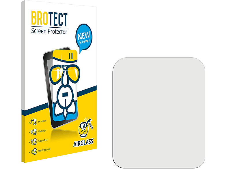 Smart9 BROTECT Plus) klare Ninetec Airglass Schutzfolie(für