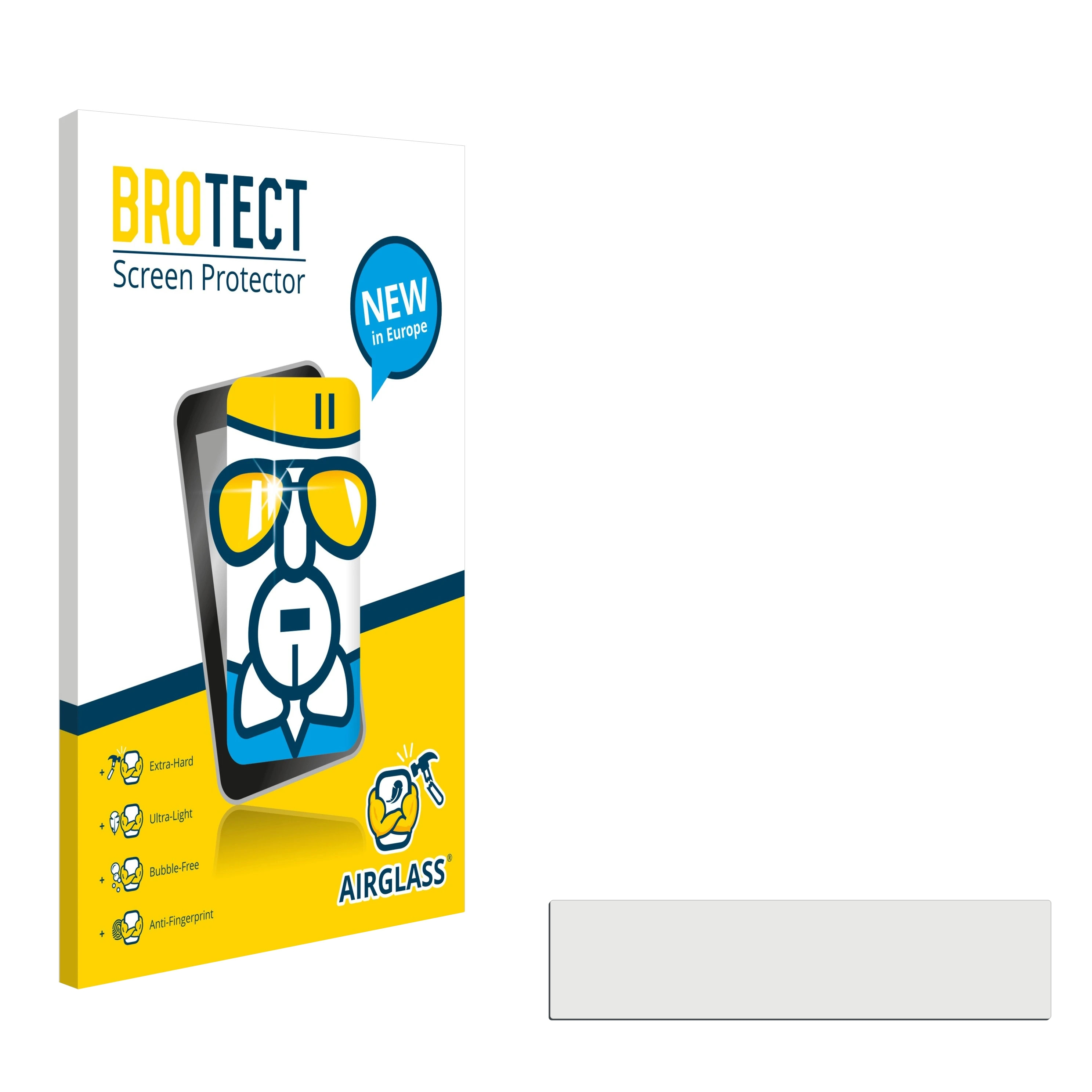 BROTECT Airglass klare Flex) Fitbit Schutzfolie(für