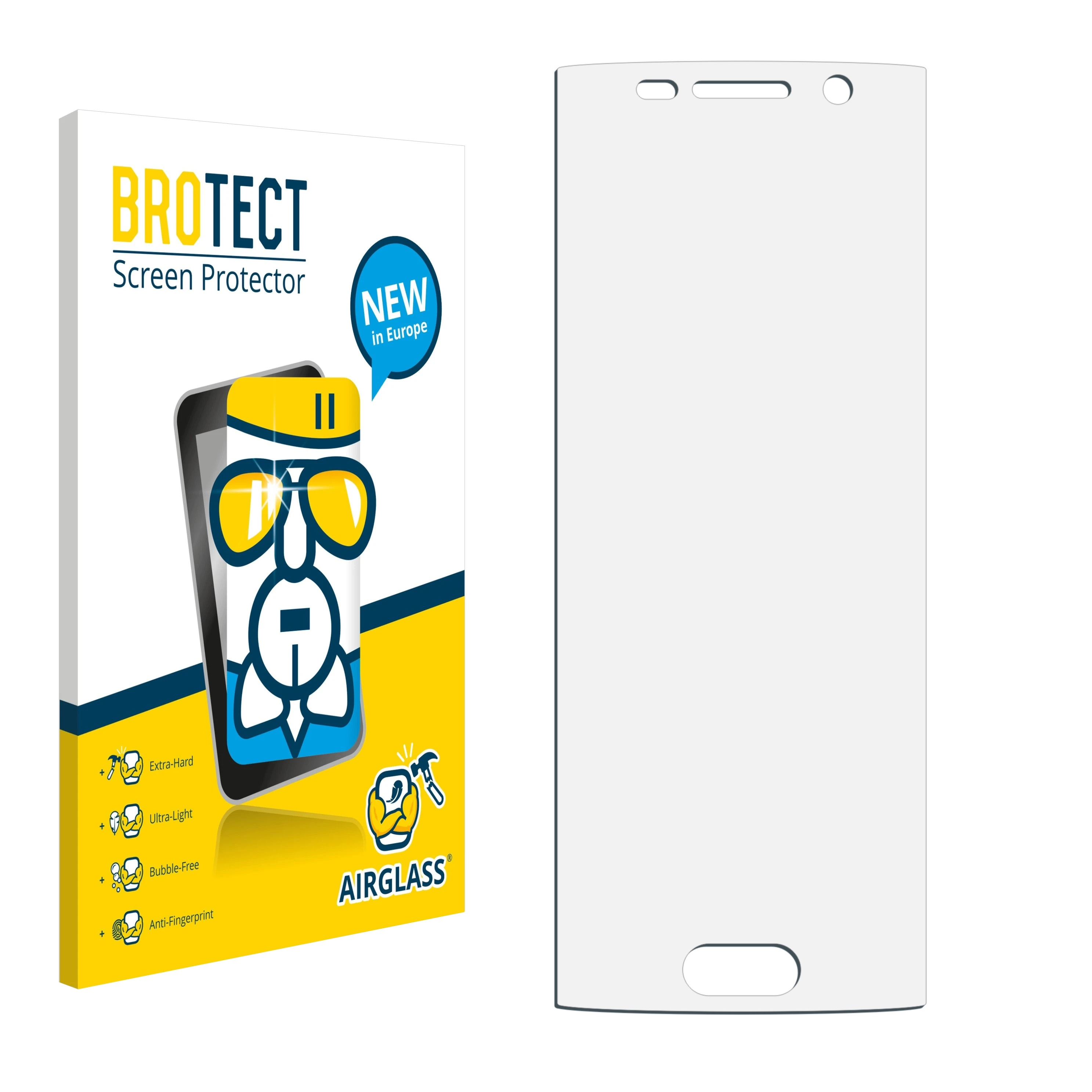 BROTECT SM-G925F) klare Schutzfolie(für Airglass Samsung