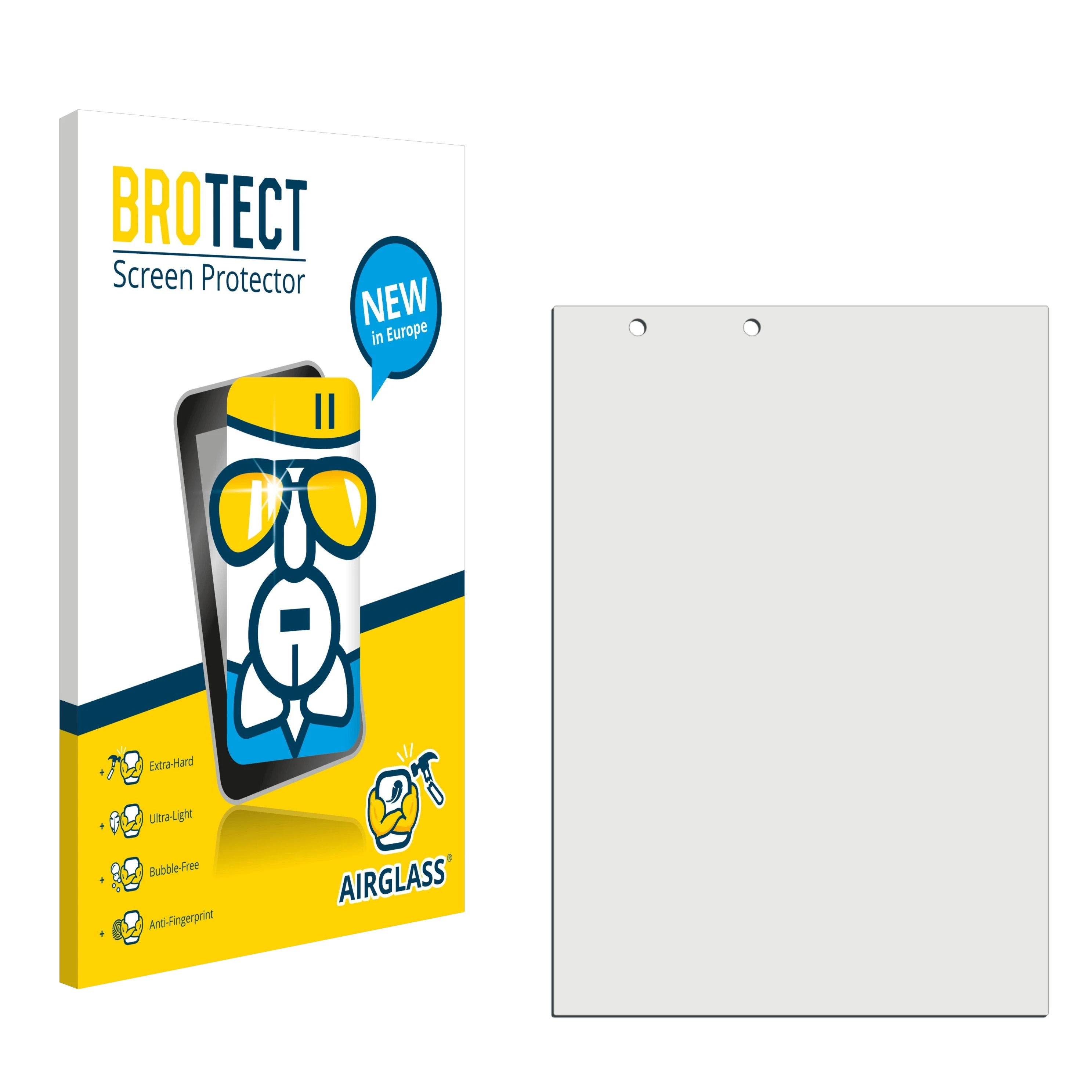 Airglass G1) Tablet Schutzfolie(für HP 608 BROTECT klare Pro