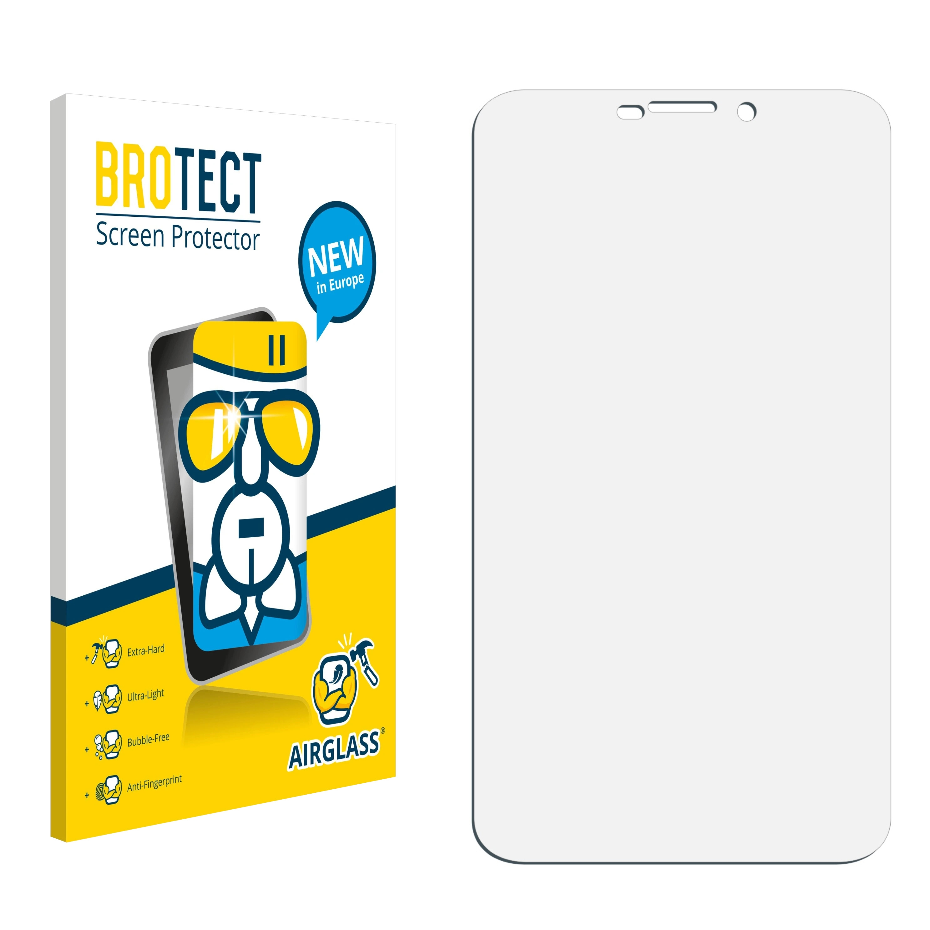 Xelio 3) Tab Phone BROTECT Airglass klare Odys Schutzfolie(für