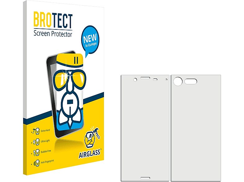 BROTECT Airglass klare Schutzfolie(für Sony Compact) X Xperia