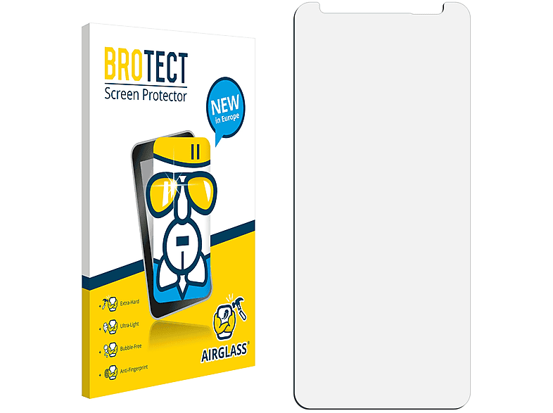 BROTECT Airglass klare Schutzfolie(für Samsung 2018) Galaxy A8 Plus