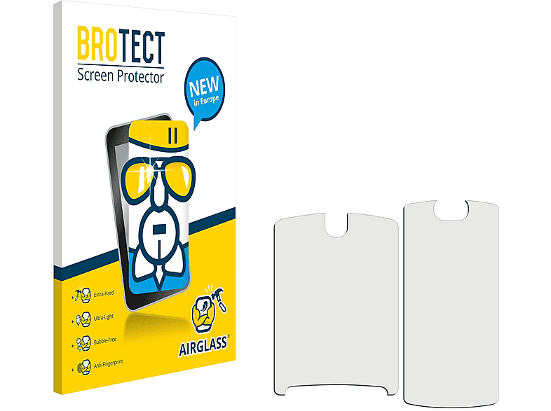 BROTECT Airglass klare V8) Razr Motorola Schutzfolie(für