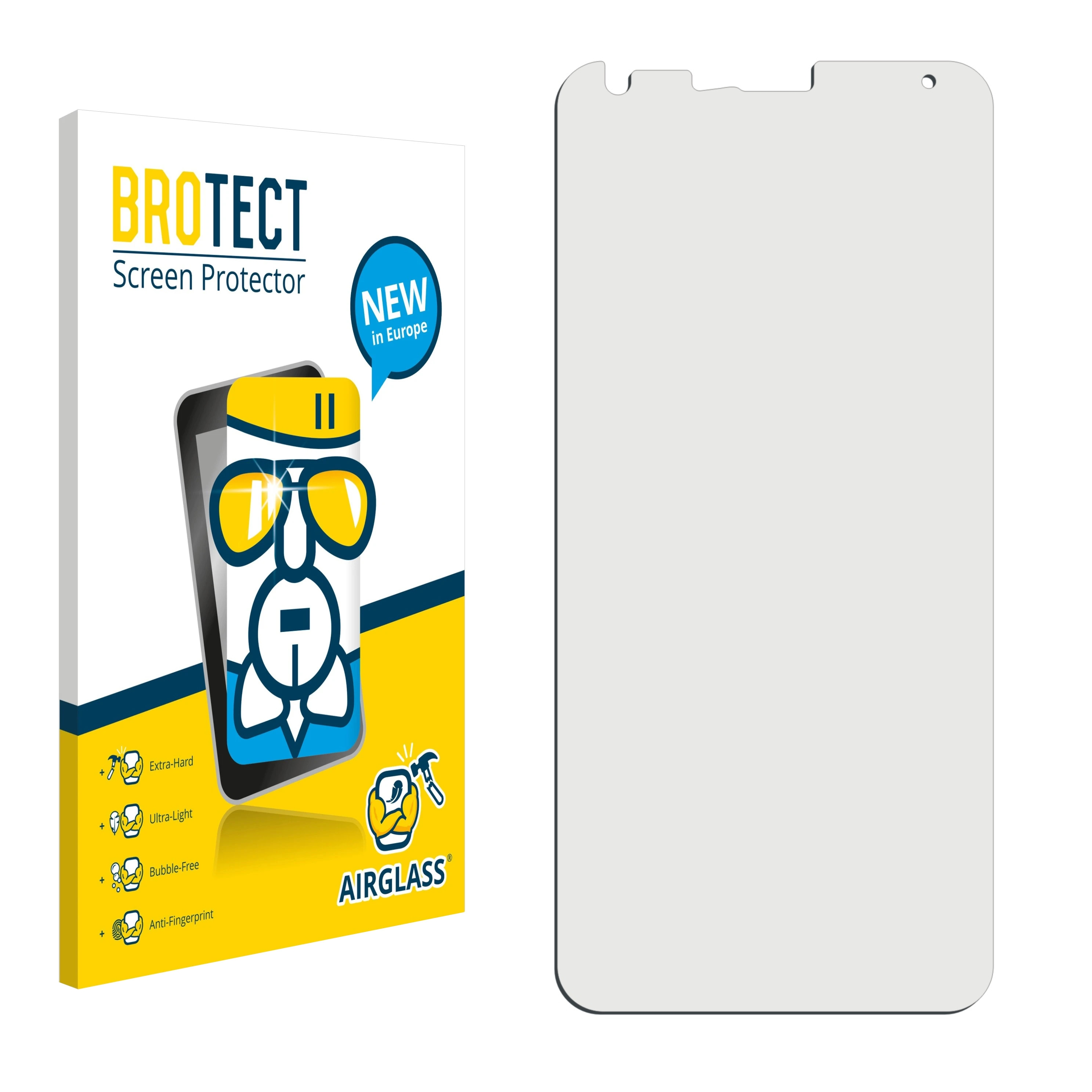 BROTECT Airglass klare Schutzfolie(für LG Q7 Plus)