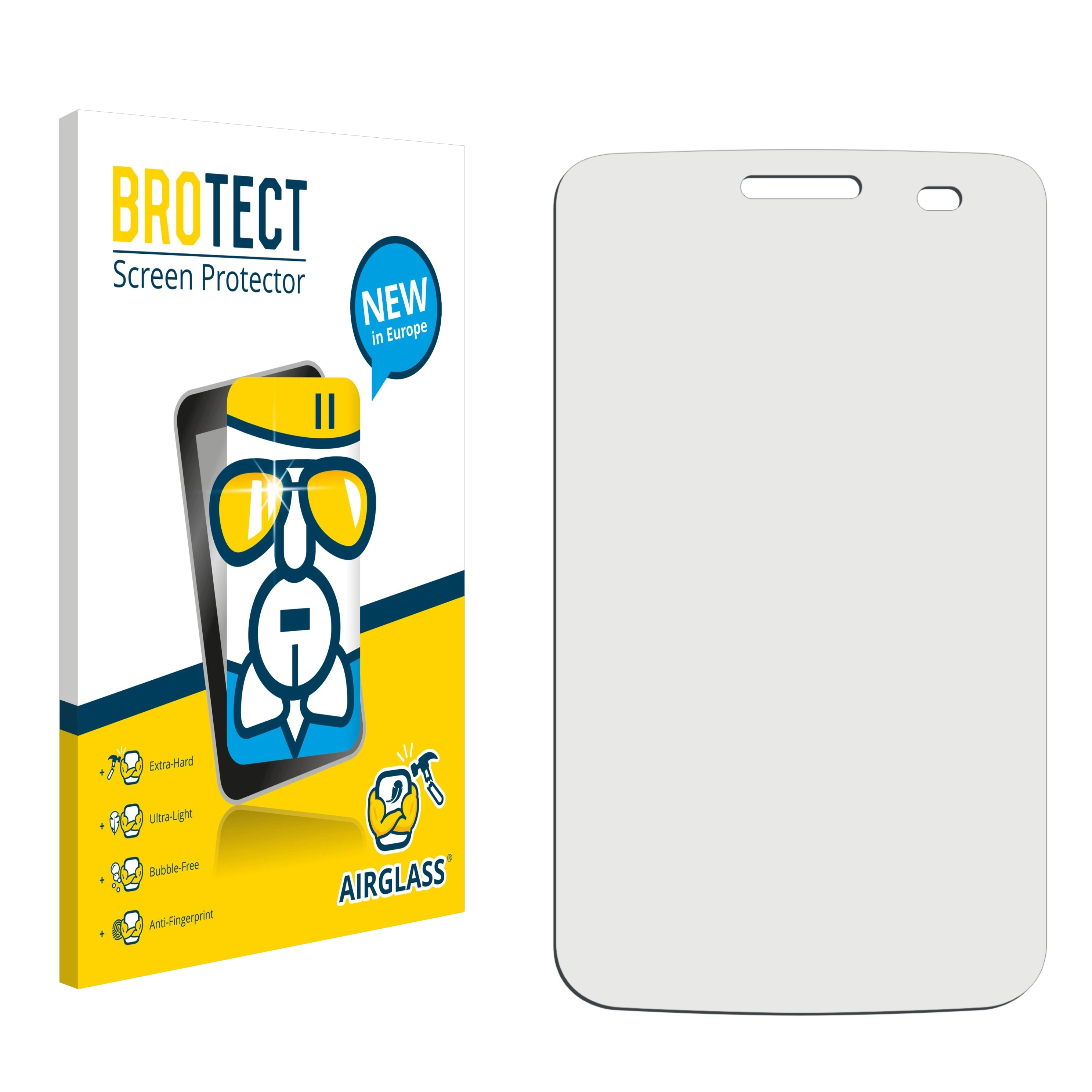 BROTECT Airglass klare II E435 Electronics LG Optimus Dual) L3 Schutzfolie(für