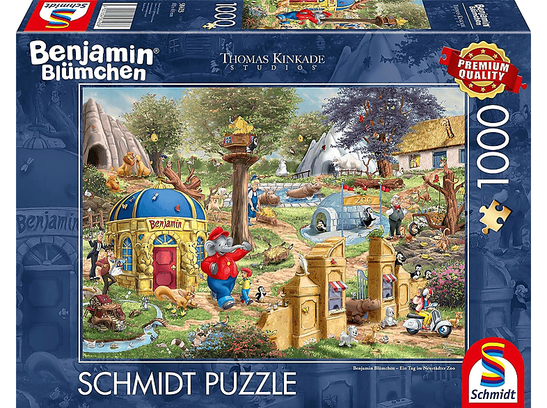 Tag Blümchen SPIELE Neustädter Zoo SCHMIDT im Ein Benjamin Puzzle