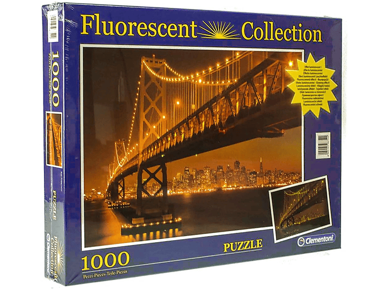 CLEMENTONI High Quality Collection - San Francisco (1000 Teile, floureszierend) Puzzle