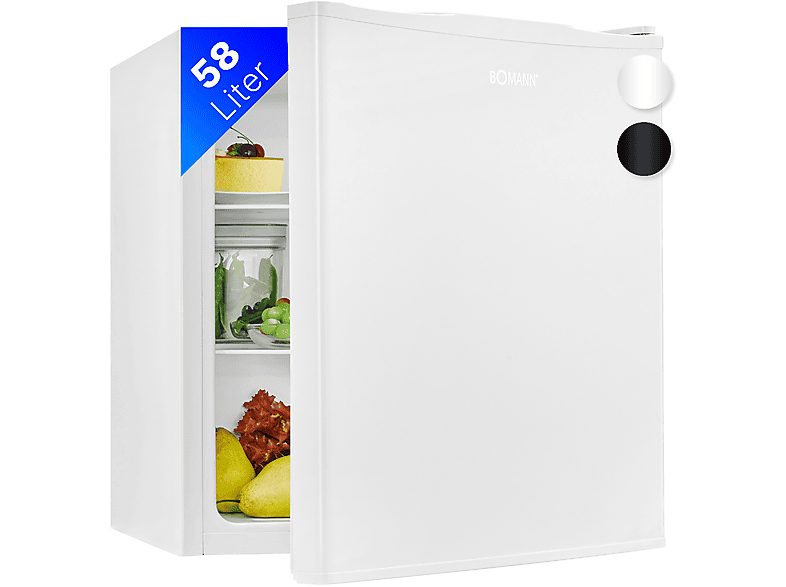 BOMANN KB 7347 Kühlschrank (E, 632 mm hoch, Weiß)