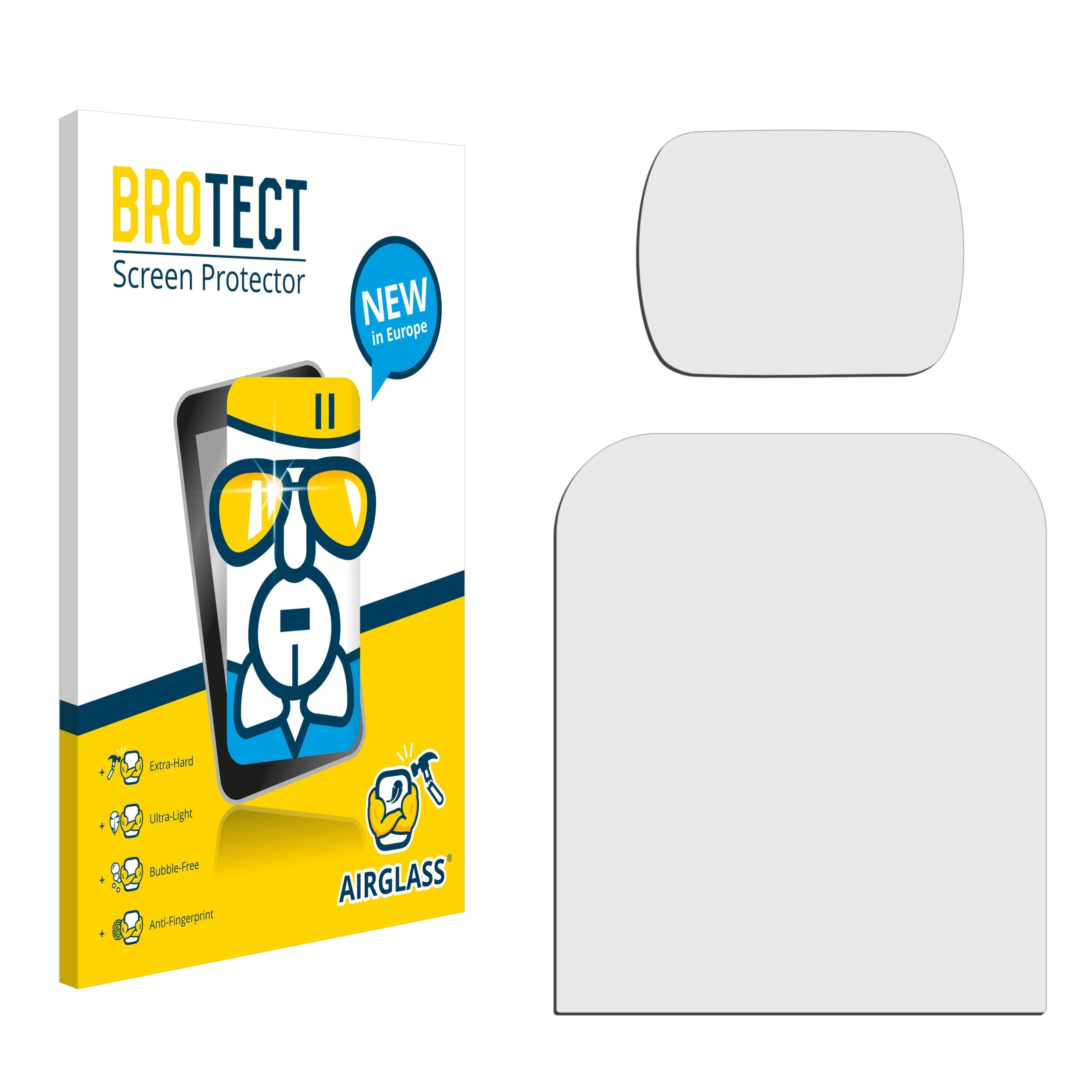 BROTECT Airglass klare 2) Osmo Schutzfolie(für Pocket DJI