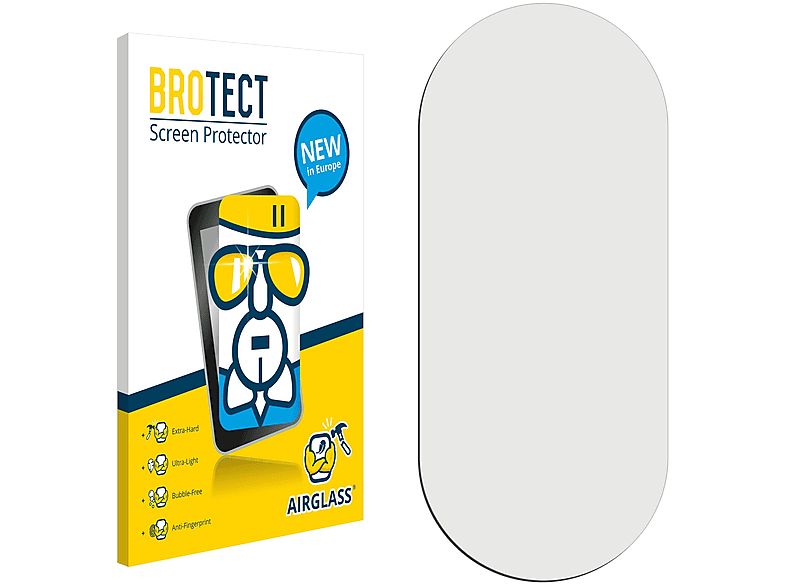 BROTECT Airglass klare Schutzfolie(für OnePlus 6T)