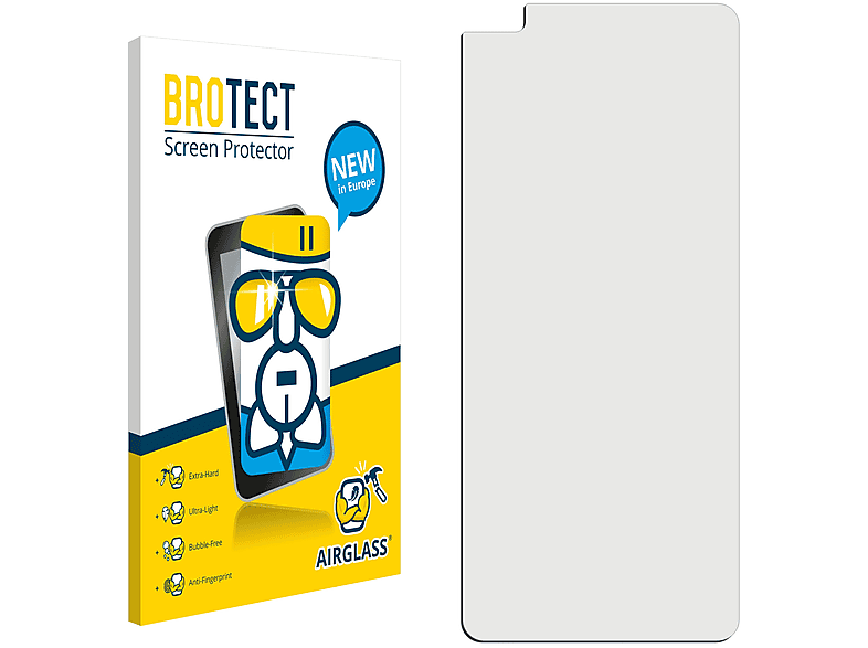 BROTECT Airglass klare Schutzfolie(für Oppo F17 Pro)