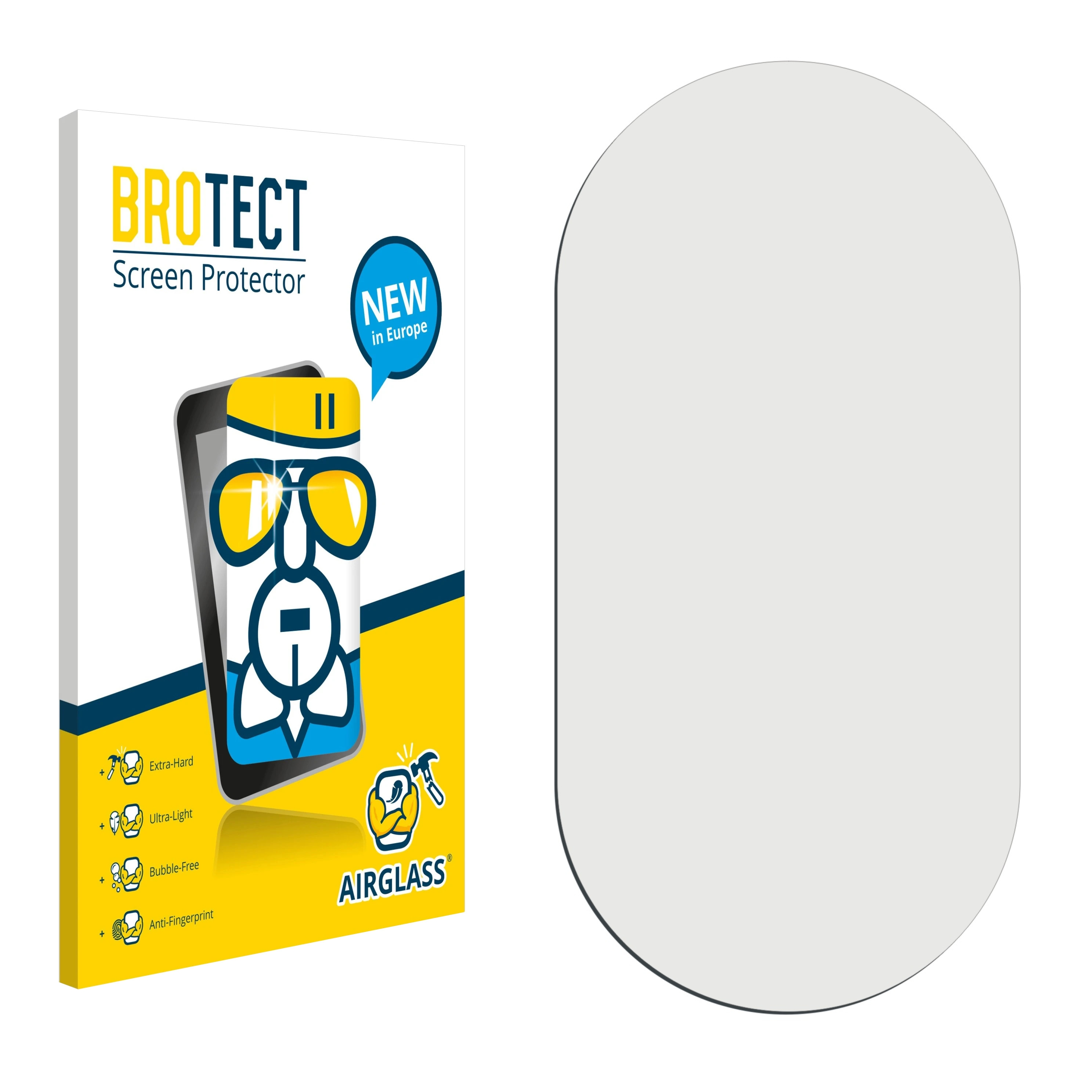 BROTECT Airglass klare Schutzfolie(für Blackview Kamera)) A60 (NUR Plus
