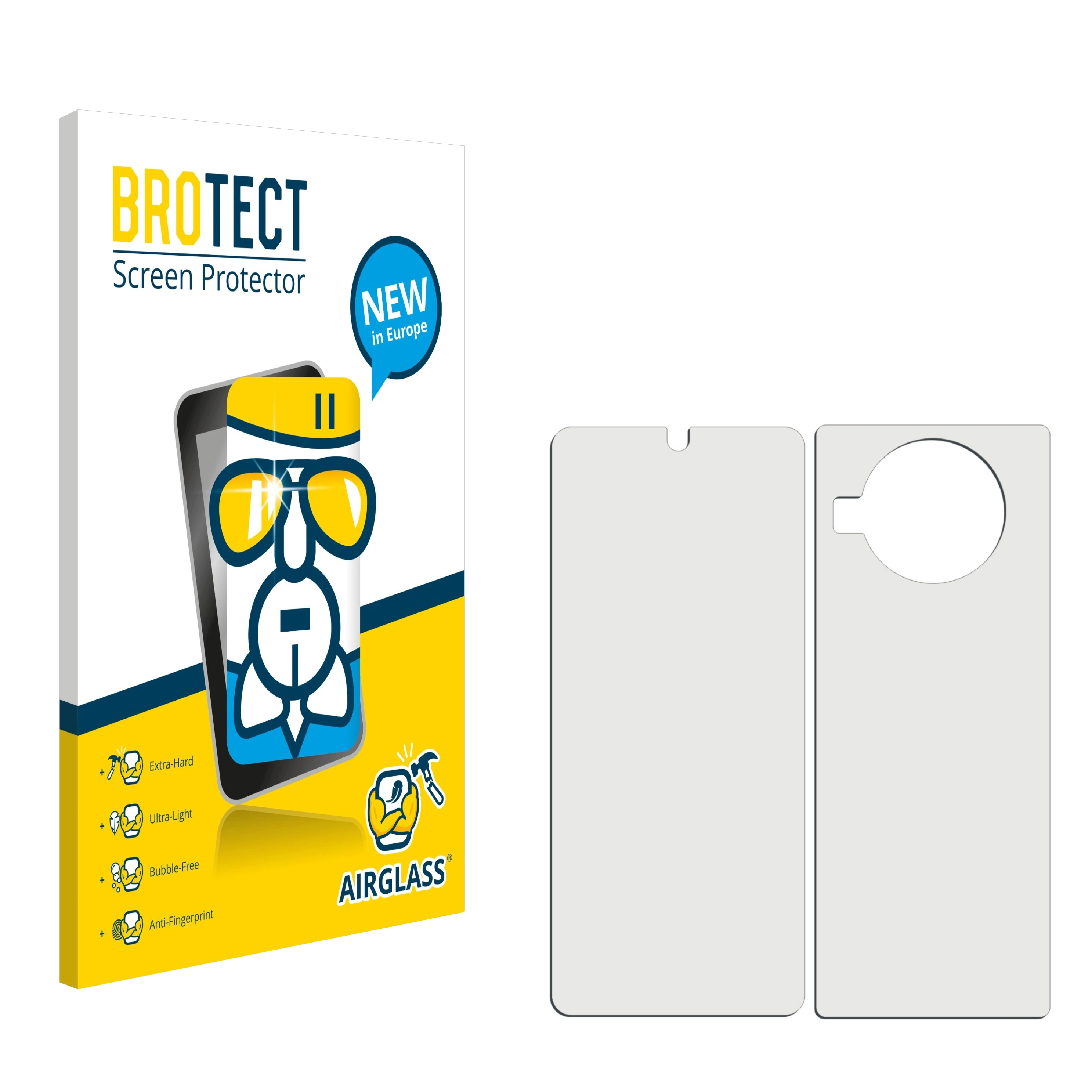Redmi Note BROTECT 5G) 9 Pro Xiaomi Airglass klare Schutzfolie(für