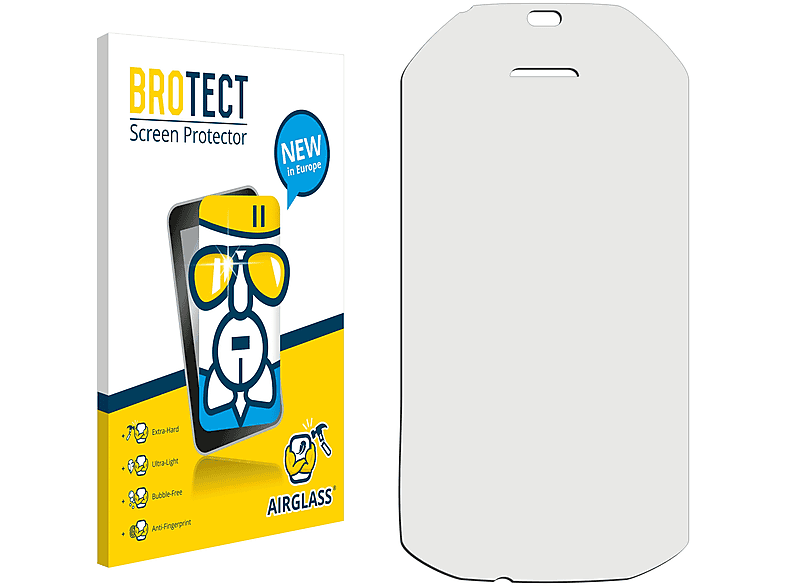 BROTECT Airglass klare Schutzfolie(für Zebra MC40)