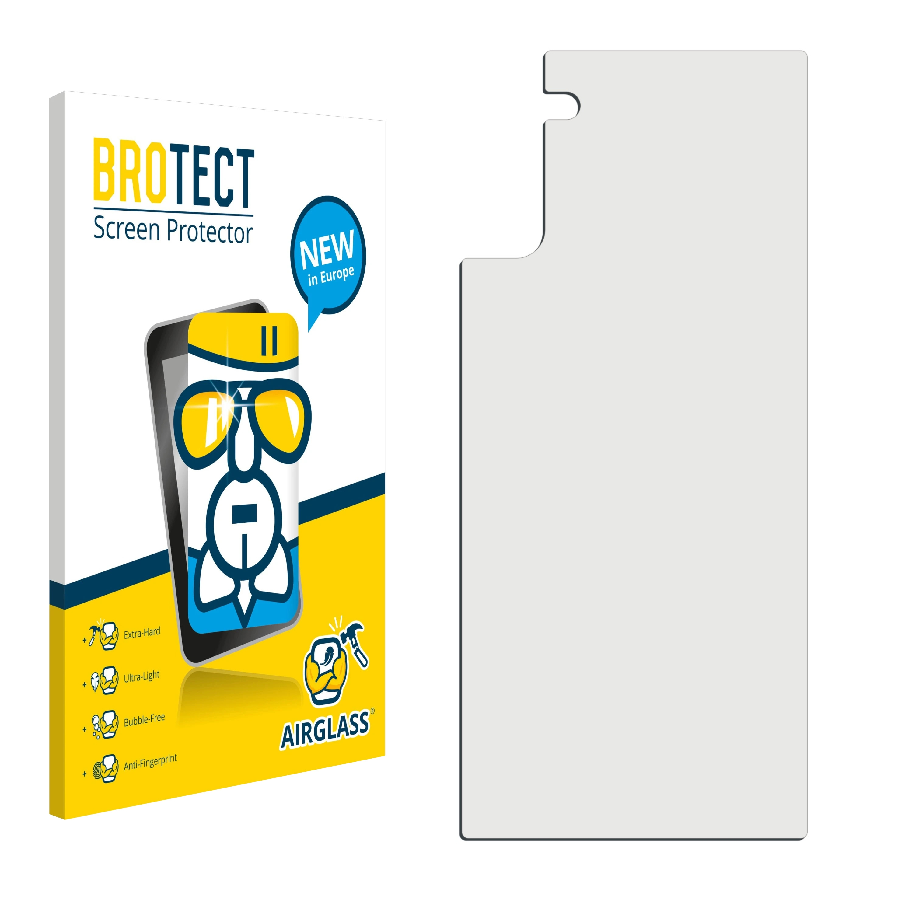 BROTECT Airglass klare Schutzfolie(für Samsung Galaxy 10) Note